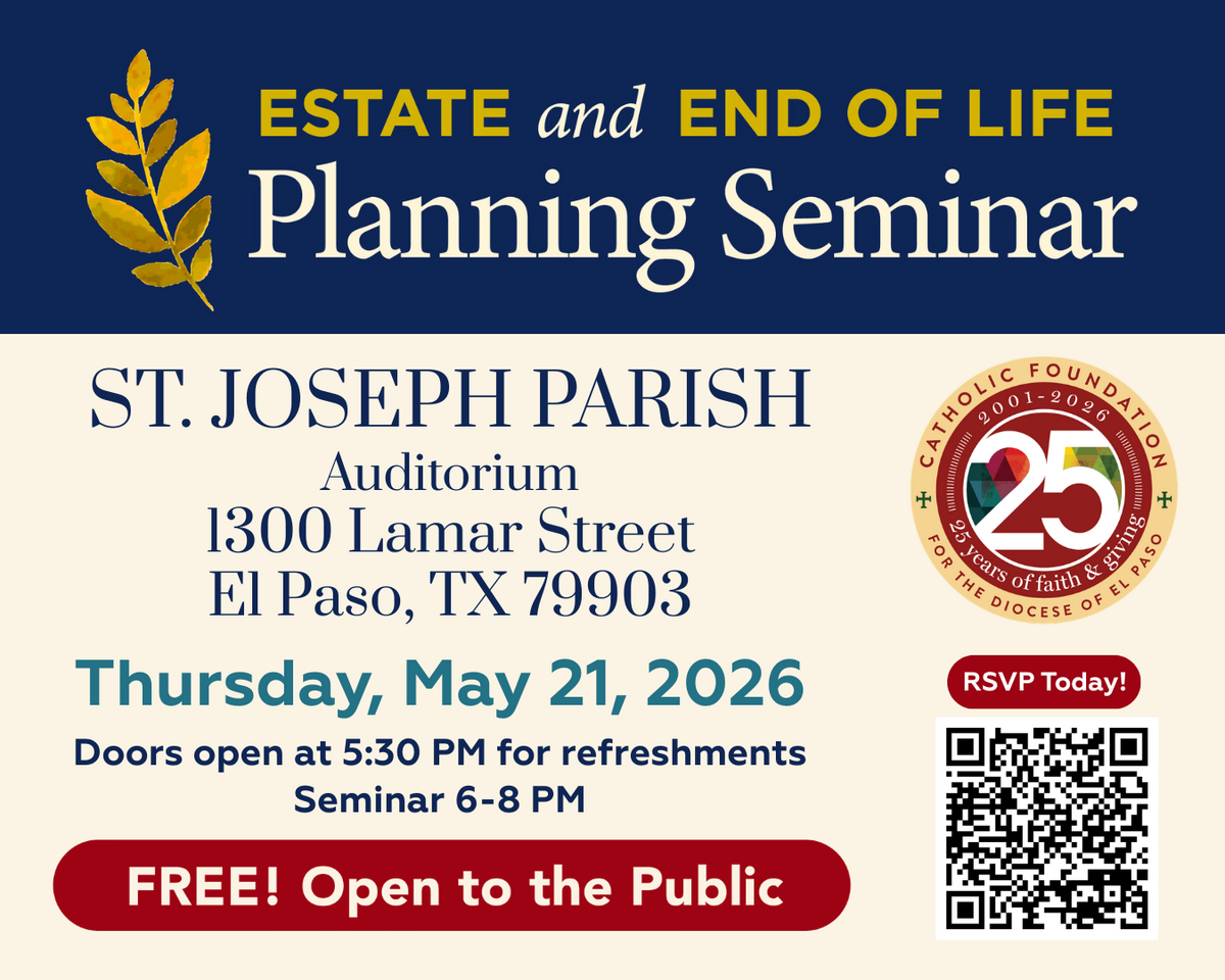 End of Life Seminar- St. Joseph Parish