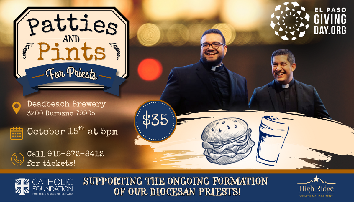 Patties and Pints for Priests 