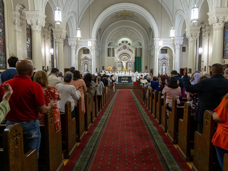 Mass Attendance Shows Encouraging Growth