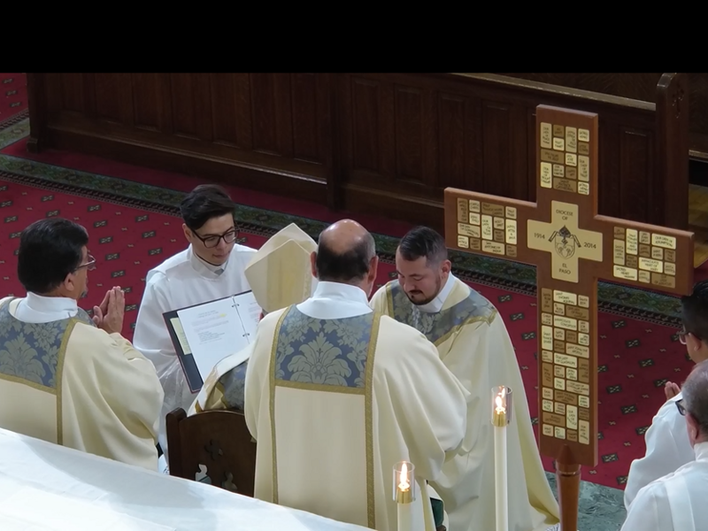 Prayers and Support for Our Newest Diocese of El Paso Priest