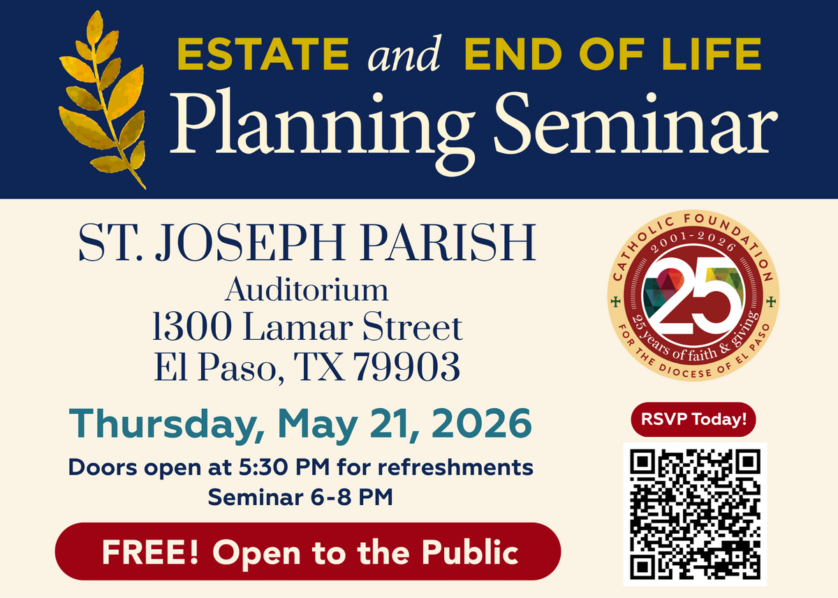 End of Life Seminar Series Returns for 2026 at St. Joseph’s Parish