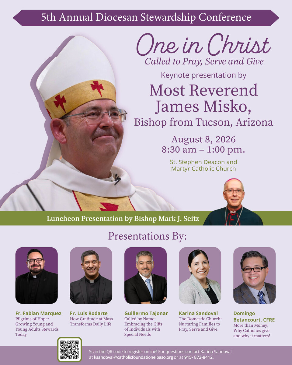 Register Today for the 5th Annual Diocesan Stewardship Conference!